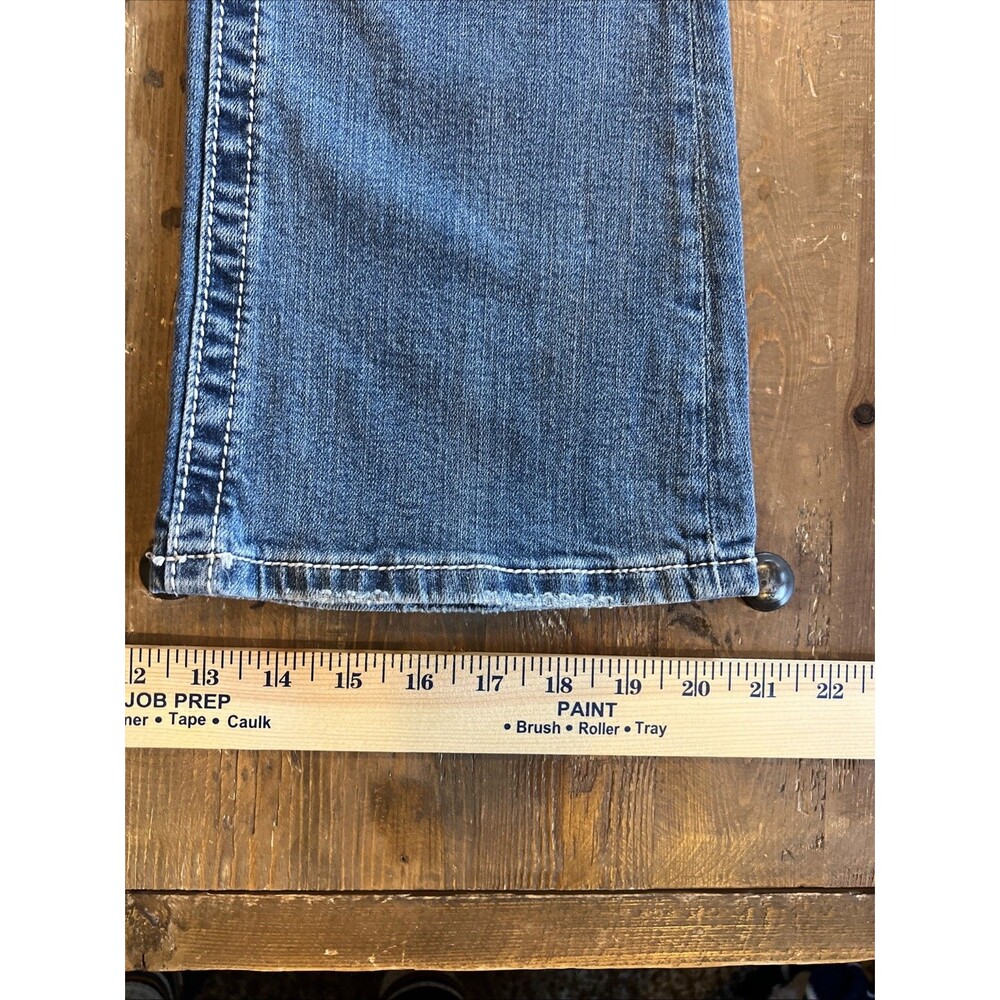 MISS ME Jeans Womens 27 Blue Bootcut Embellished Pockets Flare JP5182B10 EUC - Picture 8 of 16